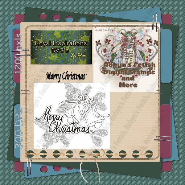 Merry Christmas stamp