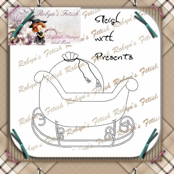 sleigh with presents